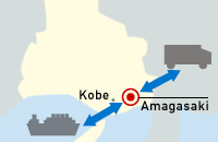 Amagasaki oil tanker location