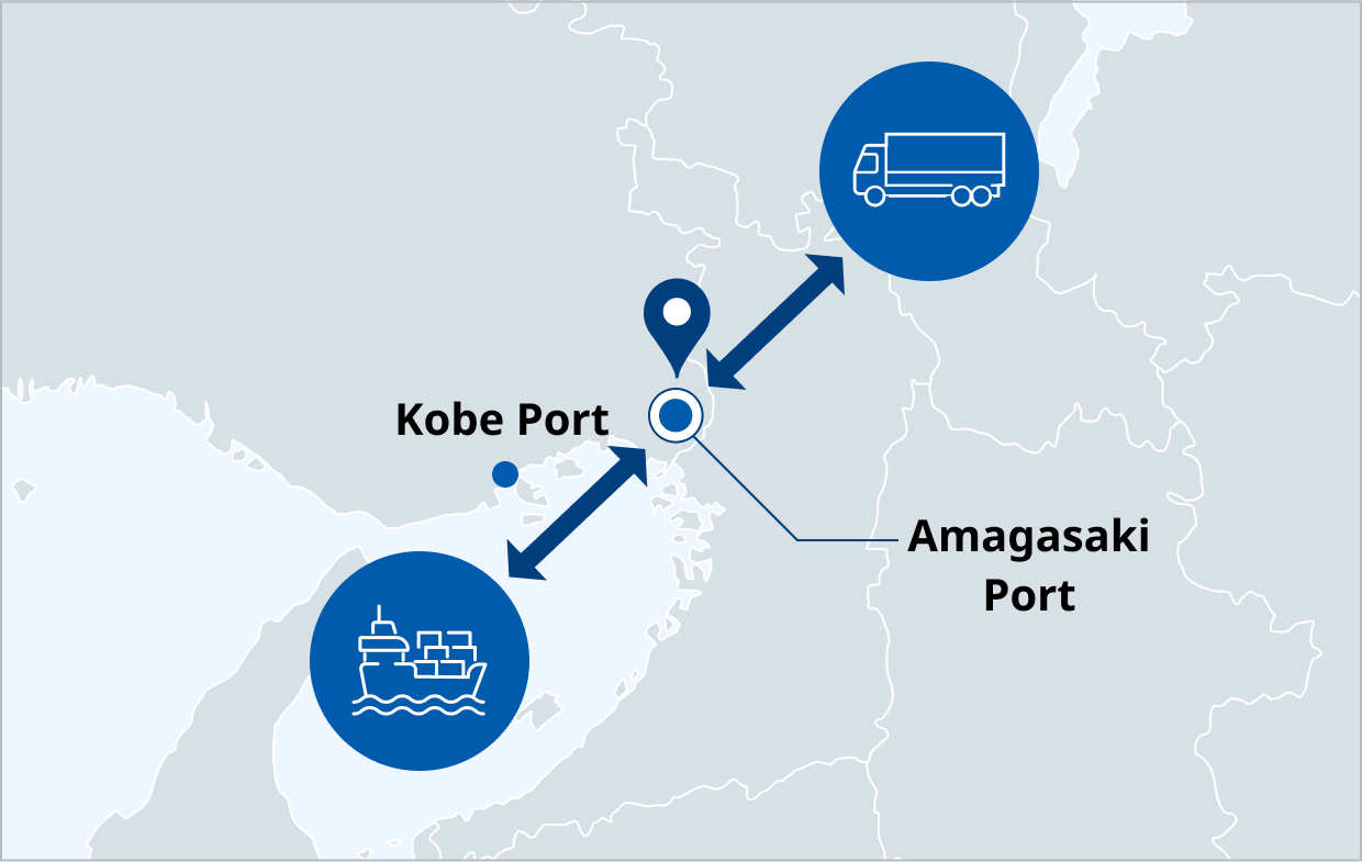 Amagasaki Terminal (Kansai) MAP