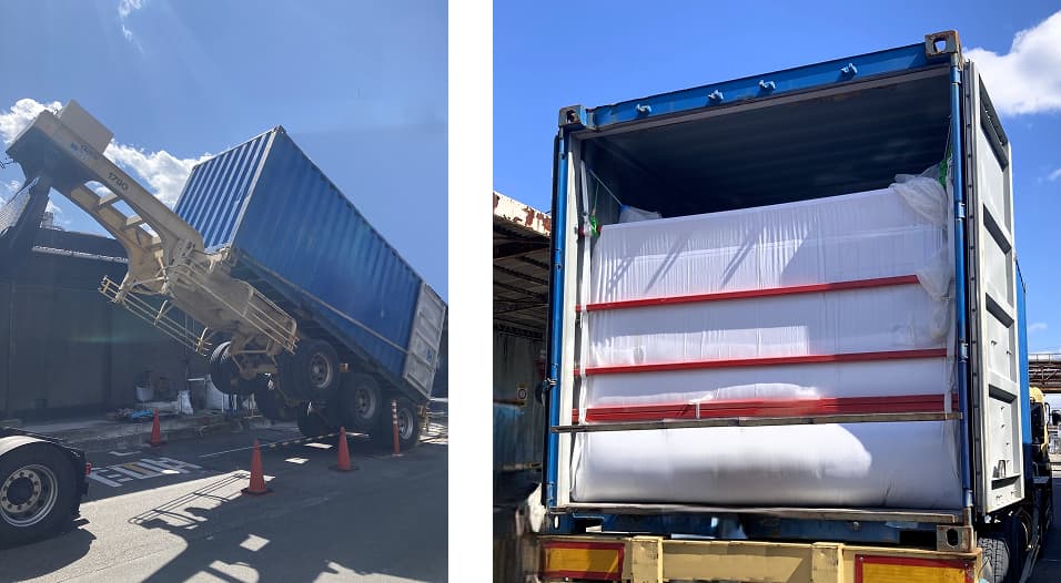 シーバルクコンテナ輸送 イメージ